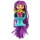 Muñeca Súper Melena Famosa + Silla de Peluquería con Accesorios para el Pelo